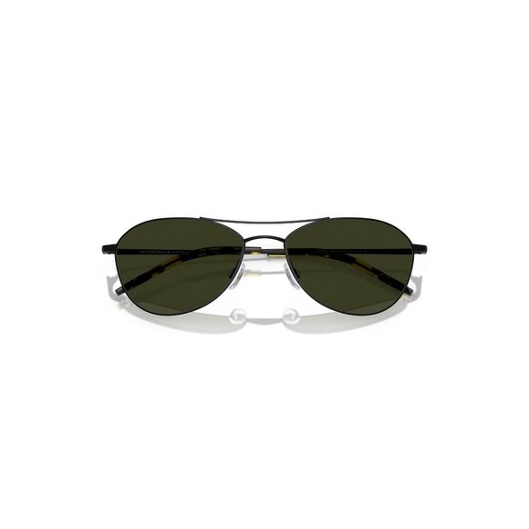 New OLIVER PEOPLES Aero II Black Polarised Aviator OV1358S 5062/P1 Sunglasses Wo - Picture 4 of 6